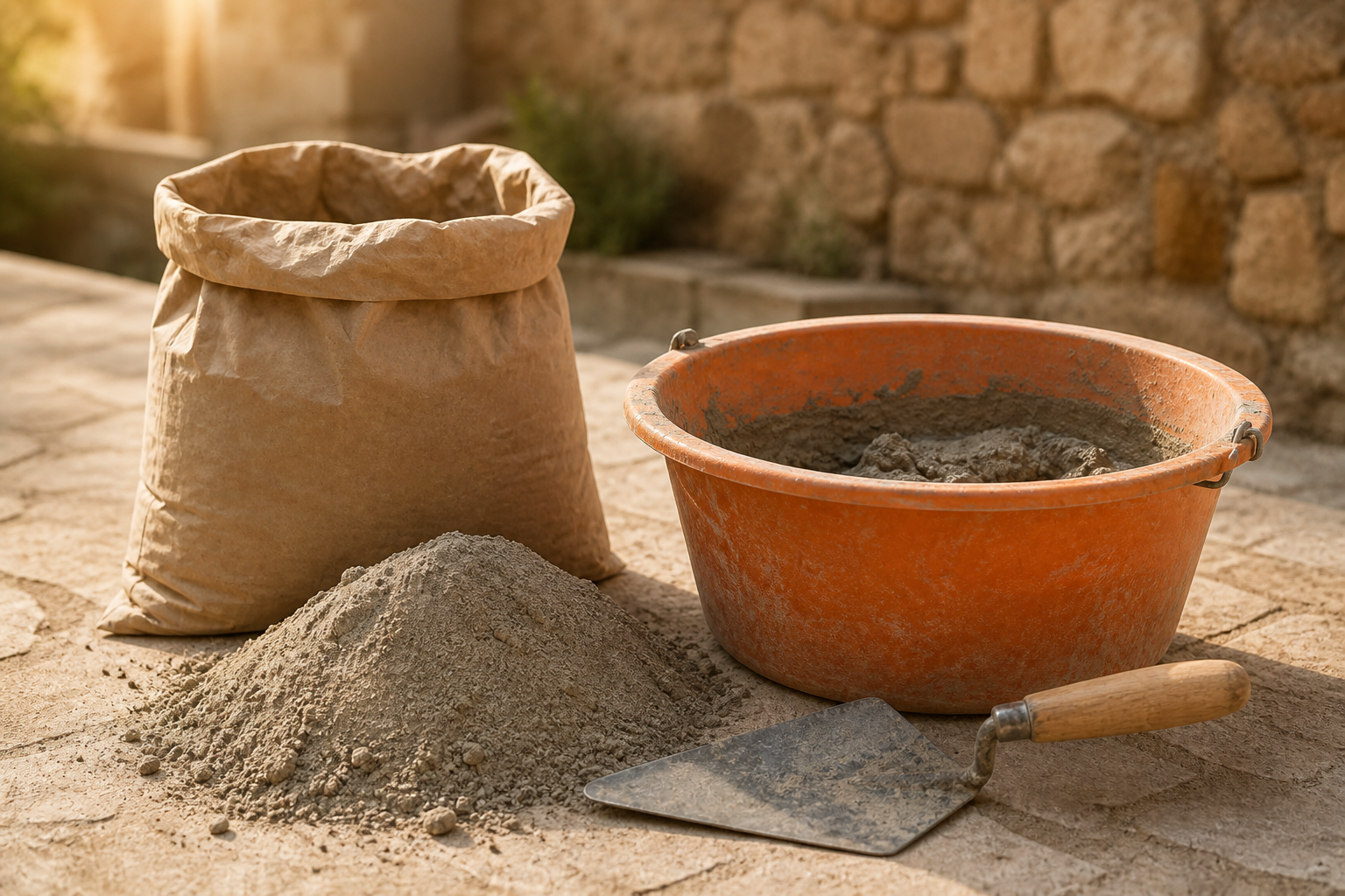 mortar